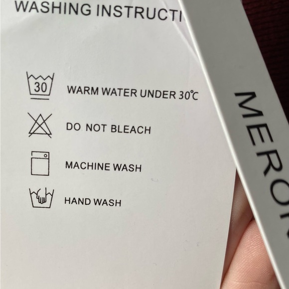 🎄NWT MEROKEETY Off Shoulder Ribbed Knit Sweater Dress Wine Red Fall Mini Dress M - Picture 8 of 8